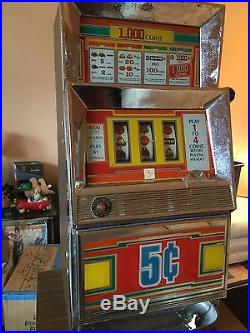 5 Cent Slot Machine Antiques