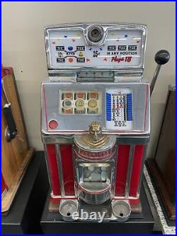 0.25 Antique Jennings slot machine Tic Tac Toe