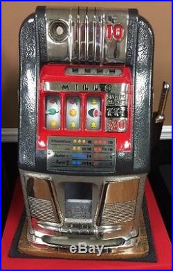 10 Cent Mills High Top Slot Machine