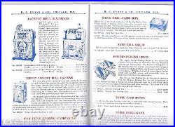 100 H. C Evans 1932 Secret Blue Book Slot Machine Gambling Catalog s 1978 Reprint