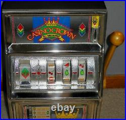 16 Vintage Waco'casino Crown' Novelty Coin Machine! Works