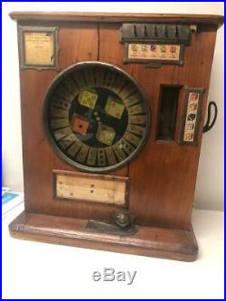 1897 PAUPA HOCHREIM one wheel early payout slot machine best one of only 2 known