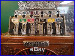 1898 Caille Bros Detroit 5 Cent Slot Machine RARE
