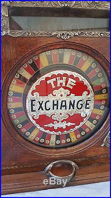 1910 Watling counter wheel slot machine The Exchange (5 cent)