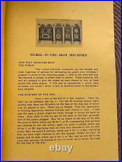 1911 Protection Slot Machine and Gambling Cheating Book ORIGINAL