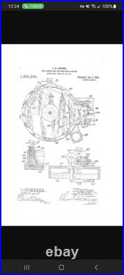 1917 Coin Counting Machine Co. Of Chicago and New York. Patents pending. PARTS
