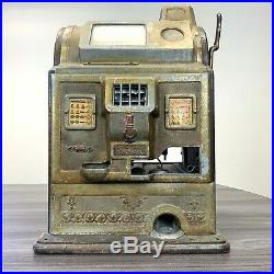 1920's O. D. Jennings & Company Antique 5 CENTS SLOT MACHINE Nickel