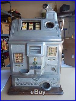 1920s 1930s Rock-Ola 25 Cent Slot Machine YS Coin Operated 64251 Antique