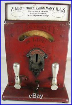 1920s Mills Arcade Coin-Op Trade Stimulator Electricity Is Life Shock Machine