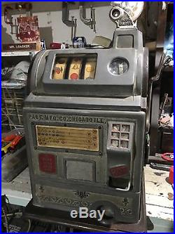 1922 Jennings/Pace gooseneck jackpot nickel slot machine