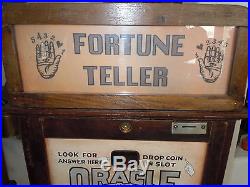 1925 Exhibit Supply Co. ORACLE FORTUNE TELLER Coin-Op Penny Arcade