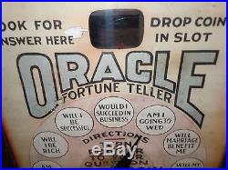 1925 Exhibit Supply Co. ORACLE FORTUNE TELLER Coin-Op Penny Arcade
