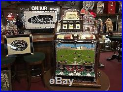 1929 MILLS 5 Cent BASEBALL Slot Machine Fully Restored Watch Video