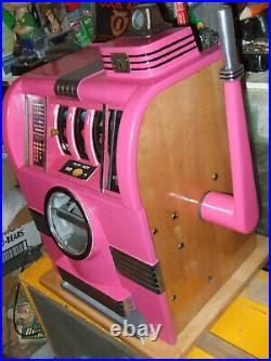 1930`s CAILLE PLAY-BOY, COMMANDER, NO LEMONS SLOT MACHINE FULLY RESTORED WORKING