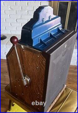 1930's Jennings Silver Chief 5 Cent Slot Machine