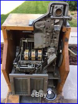 1930's Mills 5c Chevron QT slot machine