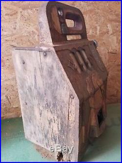 1930's Mills Horse Head Bonus Slot Machine Case Arm Front Parts Lot Project