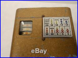 1930's Mills Vest Pocket 5 Cent Antique Slot Machine