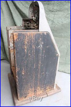 1930's or 40's Mills Black Cherry Slot Machine Parts Face Case Arm No Mech AS IS