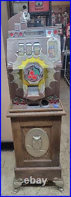 1930s 50 Cent Mills Bursting Cherry Antique Slot Machine