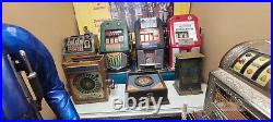 1930s 50 Cent Mills Bursting Cherry Antique Slot Machine