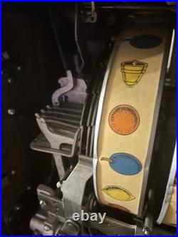 1930s Mills 25 cent slot machine Castle Front withmatching stand