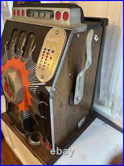 1930s Mills Bursting Cherry Slot Machine Works