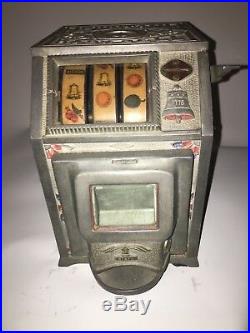 1930s Puritan Baby Jackpot Bell 5/25 cent Trade Stimulator with Rare Jackpot Front