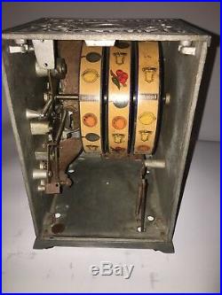 1930s Puritan Baby Jackpot Bell 5/25 cent Trade Stimulator with Rare Jackpot Front