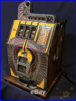 1931 Mills 5 Cent WAR EAGLE, Antique Slot Machine WATCH VIDEO