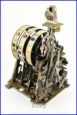 1931 Mills Lion Head Slot Machine 10 Cent Gooseneck