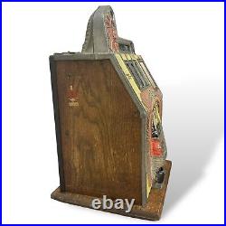 1931 Mills SILENT WAR EAGLE Nickle Cabinet Slot Machine Mostly Functional