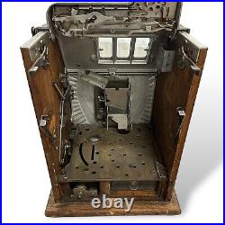 1931 Mills SILENT WAR EAGLE Nickle Cabinet Slot Machine Mostly Functional