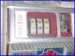 1931 Nickel Watling Baby Twin Jackpot Torch Vendor Slot Machine coin operated