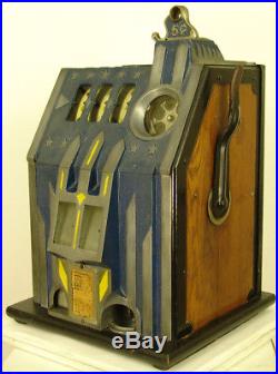 1933 Pace Comet Nickel Antique Slot Machine Great Looking Original