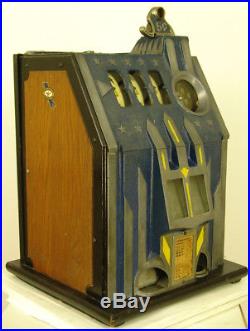 1933 Pace Comet Nickel Antique Slot Machine Great Looking Original
