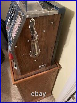 1934 Mills Novelty Castle Front 5c Vintage Slot Machine ESTATE FIND WORKS GREAT
