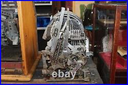 1934 Mills Novelty Roman Head Silver Bell 5c 3 reel Vintage Slot Machine