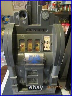 1935 Mills 5 Cent Coin Slot Machine! Eagle Double Jackpot Working