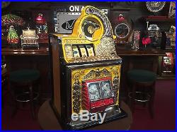 1935 WATLING Coin Front Rol-A-Top Slot Machine Watch Our Video