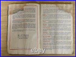 1936 H. C. EVANS THE SECRET BLUE BOOK CATALOG-SLOTS GAMBLING SUPPLY Not A Reprint