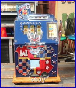 1936 Mills Novelty Castle Front 10c Vintage Slot Machine 3 Reel