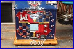 1936 Mills Novelty Castle Front 10c Vintage Slot Machine 3 Reel