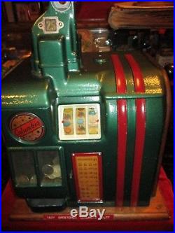 1937 Columbia Groetchen Antique Slot Machine