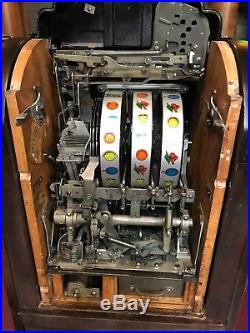 1937 MILLS Extraordinary Club Console Slot Machine Fully Restored Watch Video