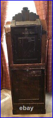 1937 Mills 25 Cent Golf Ball Vending Slot Machine Extremely Rare