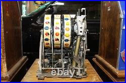 1937 Mills Novelty 5c Bursting Cherry Vintage 3 reel Slot Machine