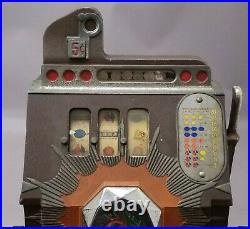 1937 Mills Novelty 5c Slot Machine Bursting Cherry