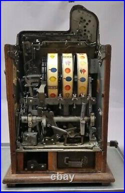 1937 Mills Novelty 5c Slot Machine Bursting Cherry