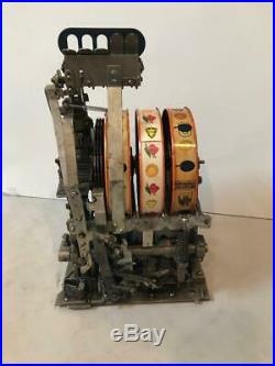 1937 Mills Novelty Co. Horse Head Bonus Slot Machine-great Condition